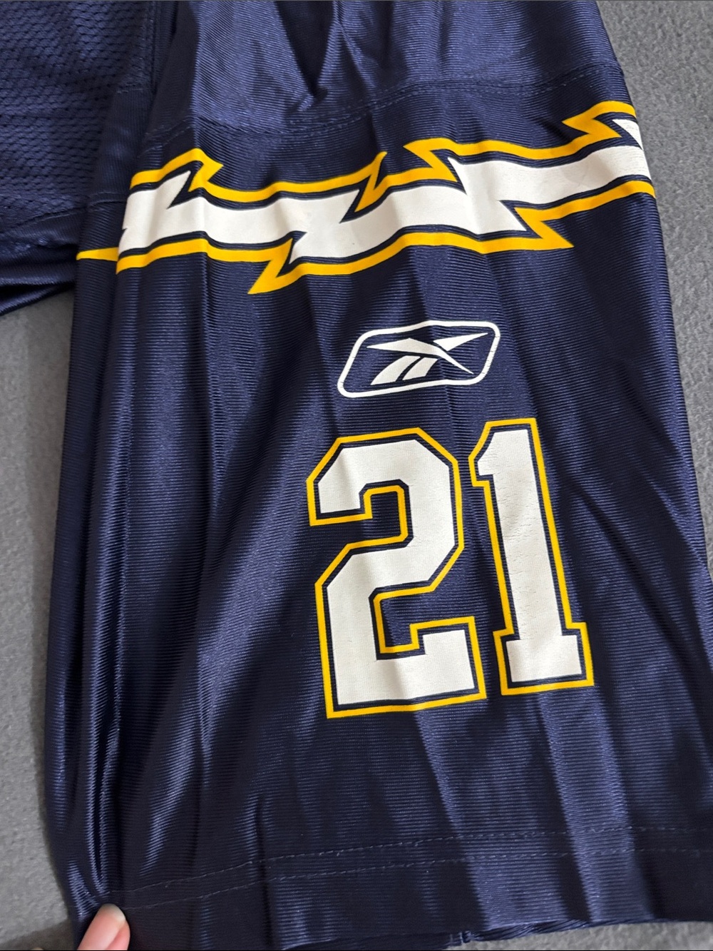 Reebok LaDainian Tomlinson Chargers NFL Jersey 21 Navy 3XL Sewn - Picture 9 of 15
